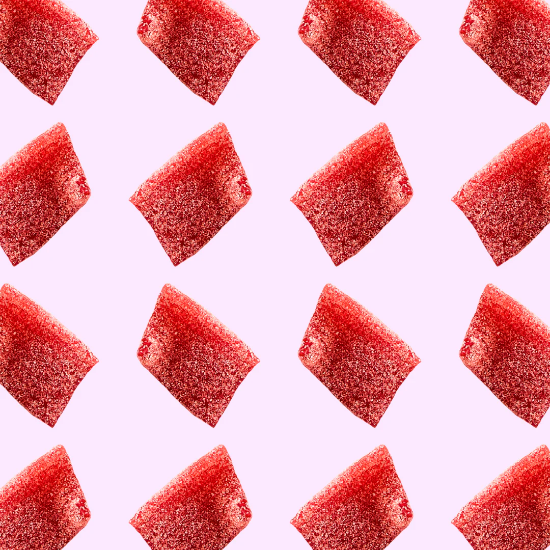 sour strawberry mini belts